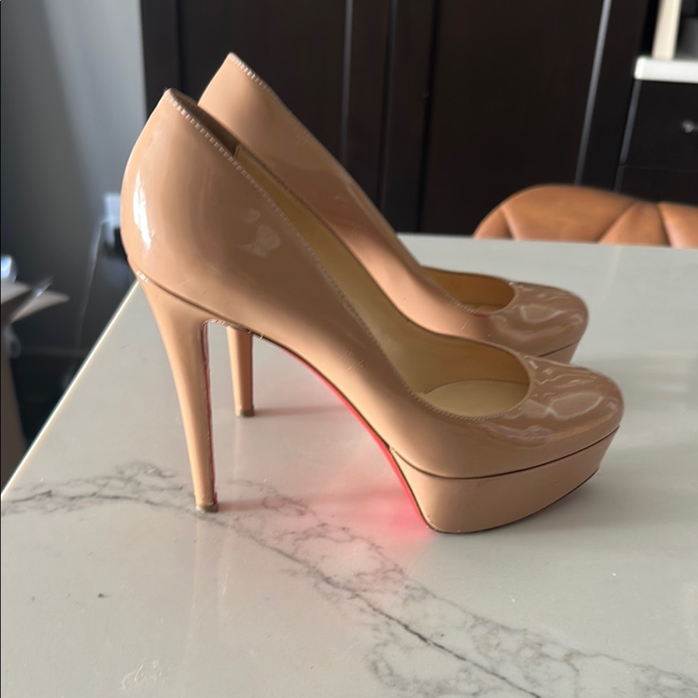 Christian Louboutin Bianca 120 patent calf , size 38.5